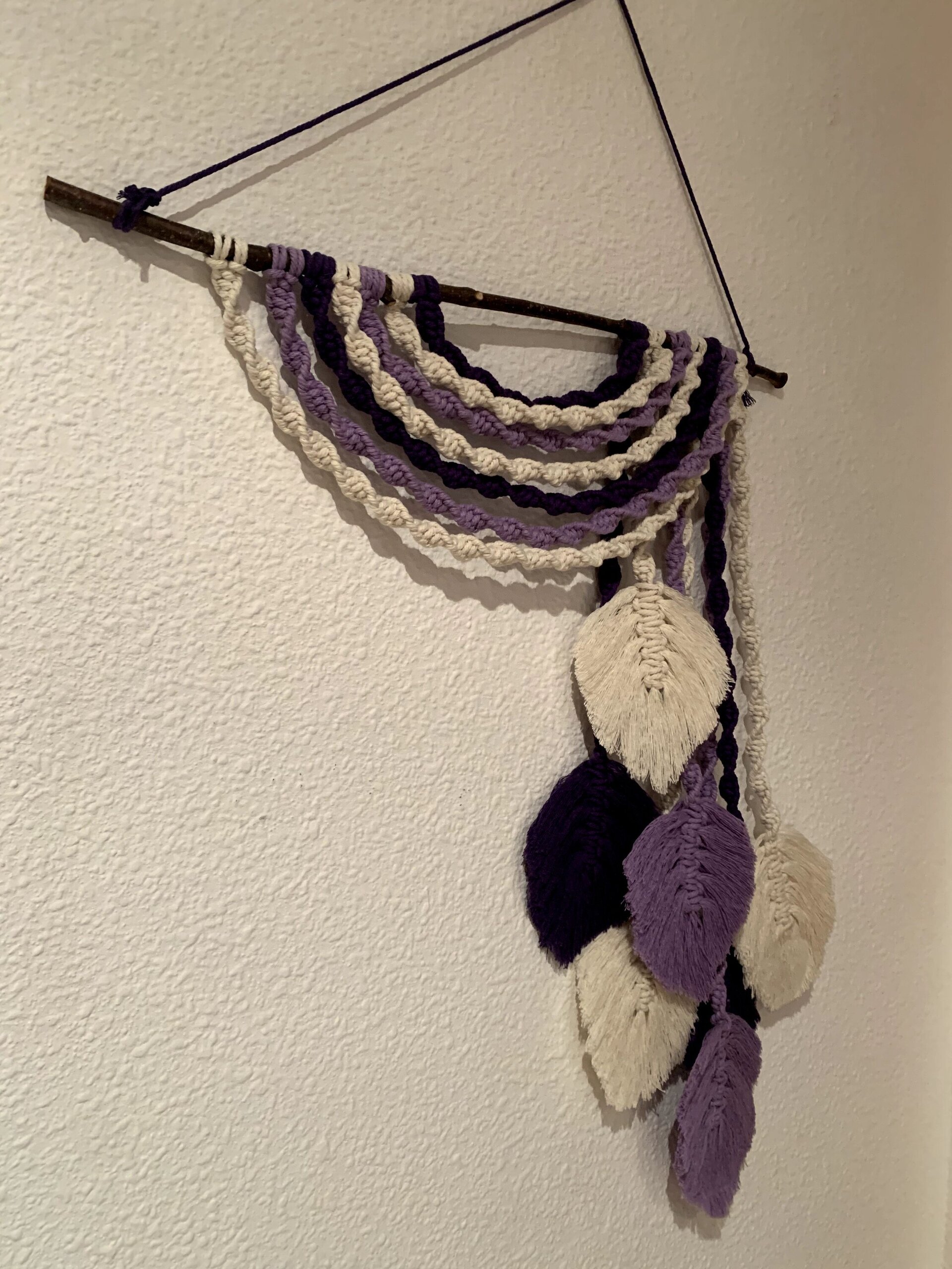 Tapiz boho tonos Lilas - 7
