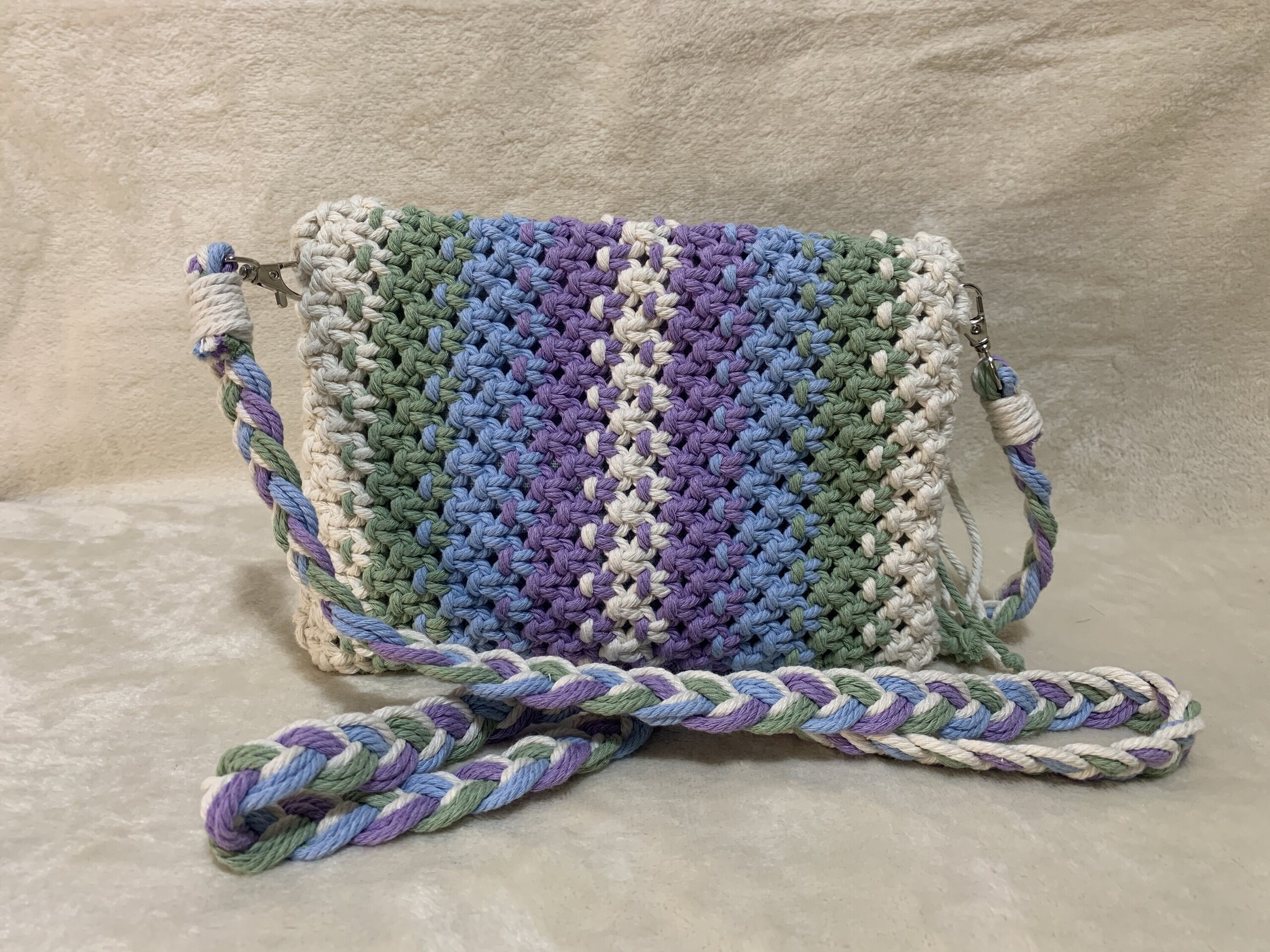 Bolso 4 colores en macramé - 2