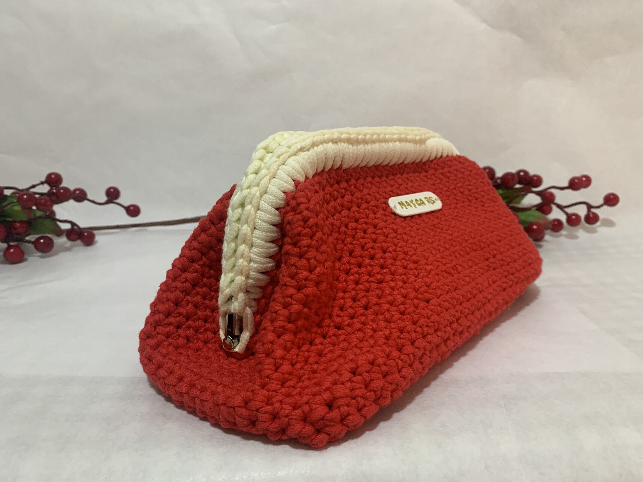 Neceser Rojo y beige - 2