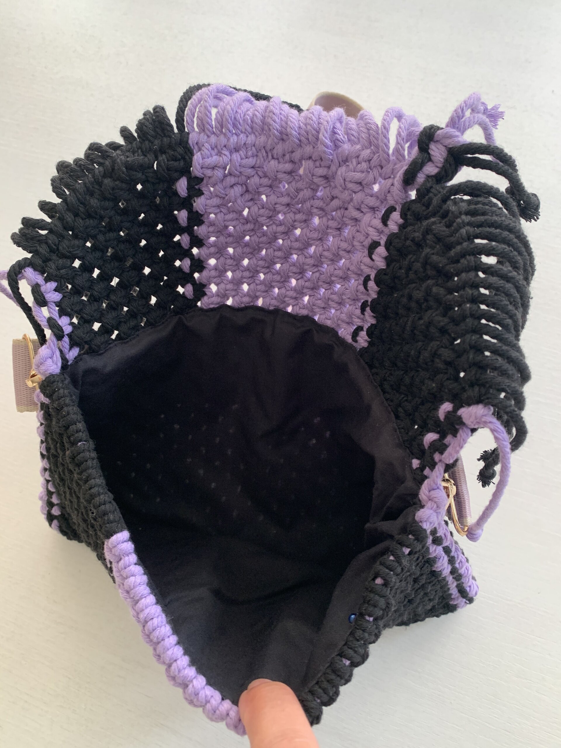 Bolso negro y Lila - 4
