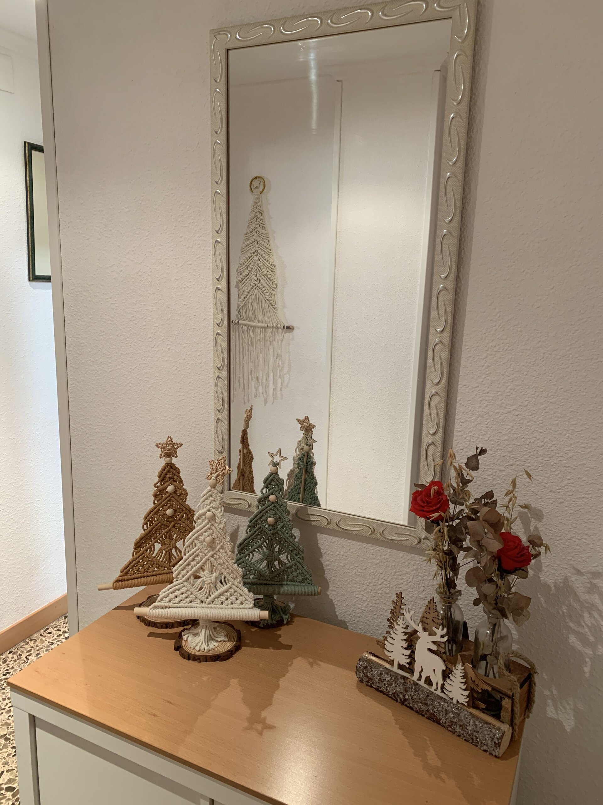 Árbol navidad sobremesa Beige - 6