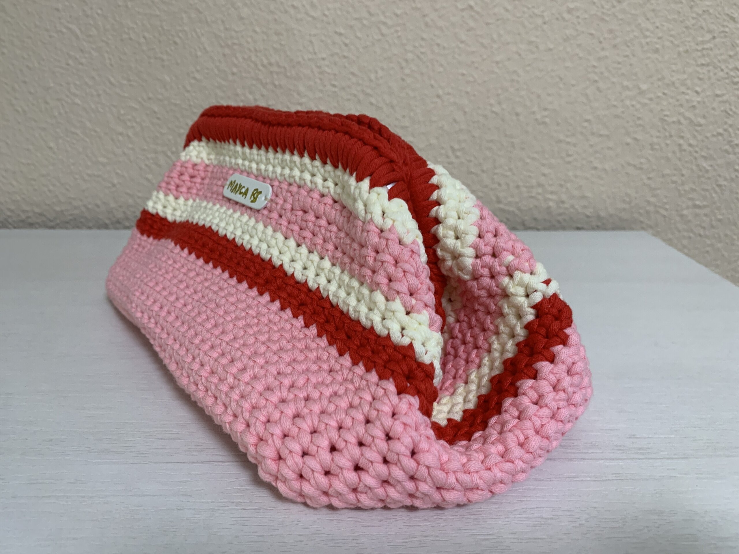 Neceser Rosa rojo y blanco - 2