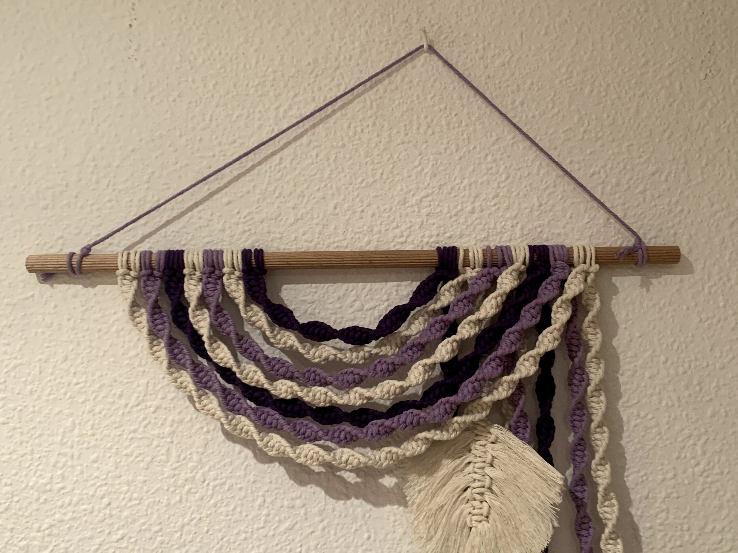 Tapiz boho tonos Lilas - 6