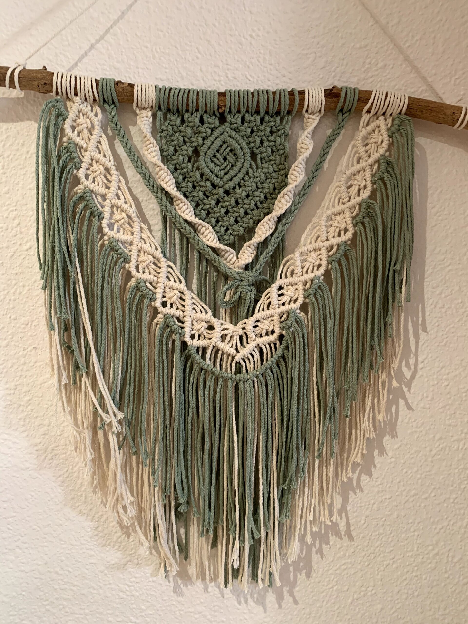 Tapiz Verde y Beige - 2