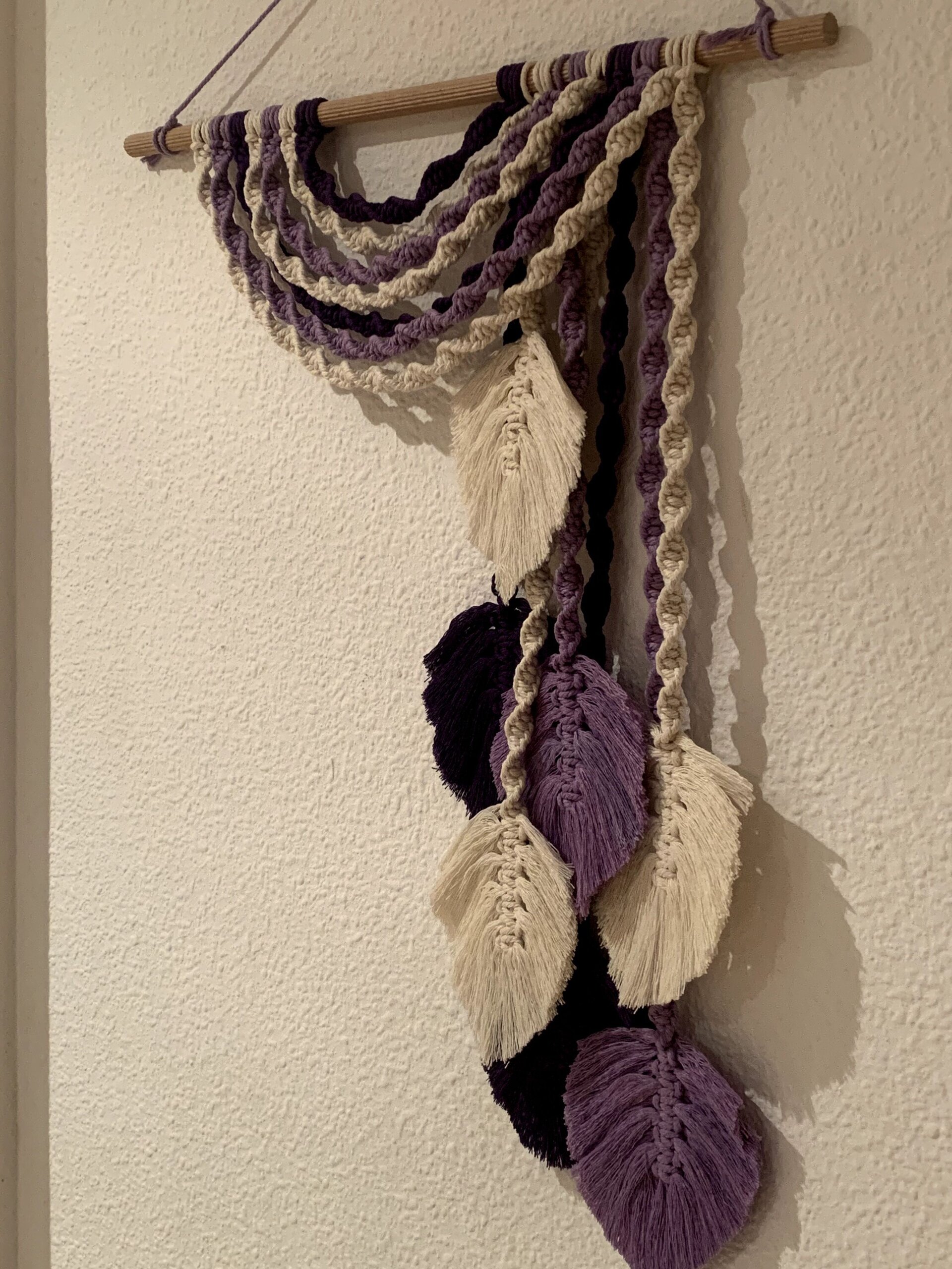 Tapiz boho tonos Lilas - 3