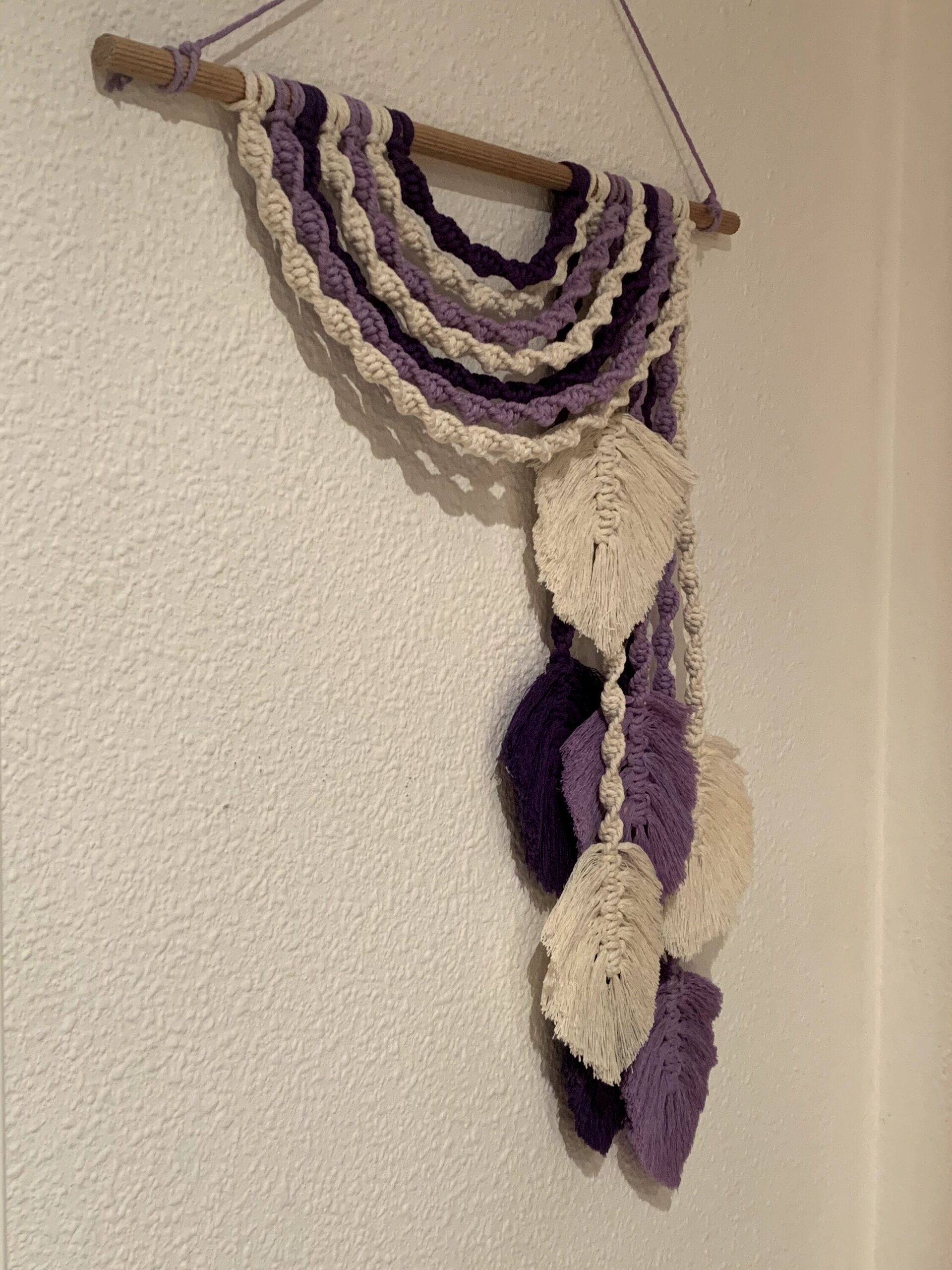 Tapiz boho tonos Lilas - 4