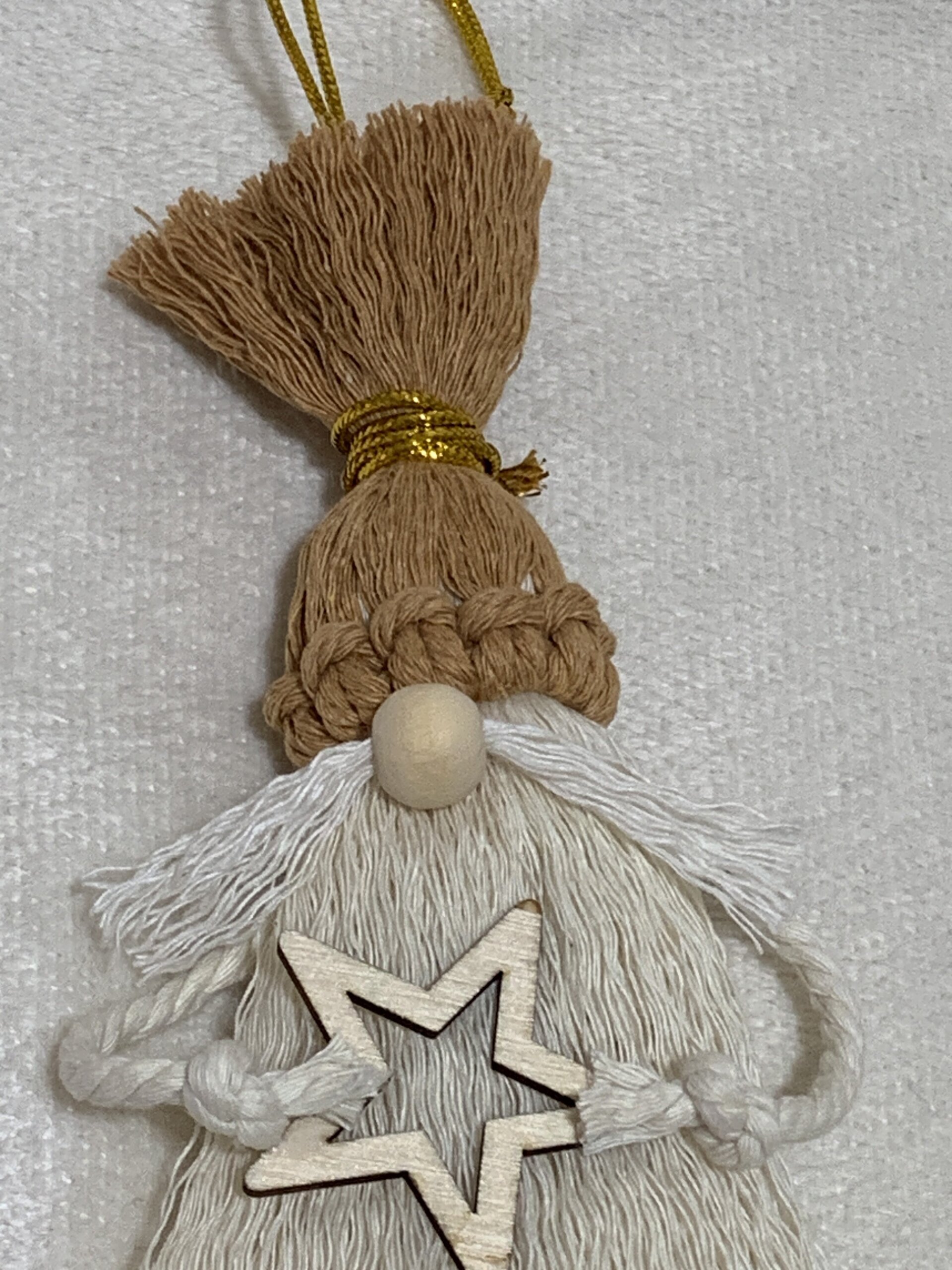 Duende gorro camel, cuerpo beige - 3