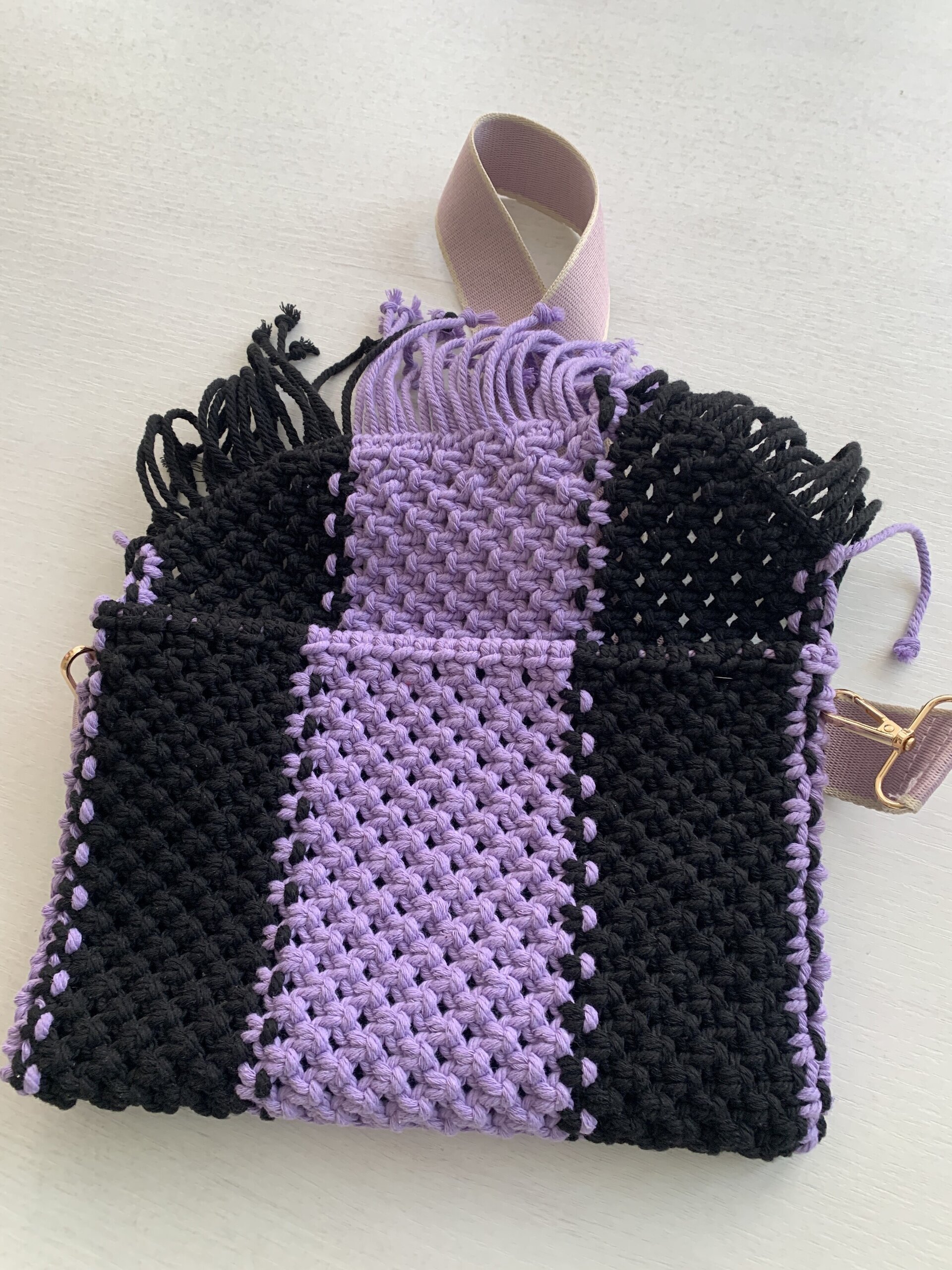 Bolso negro y Lila - 3