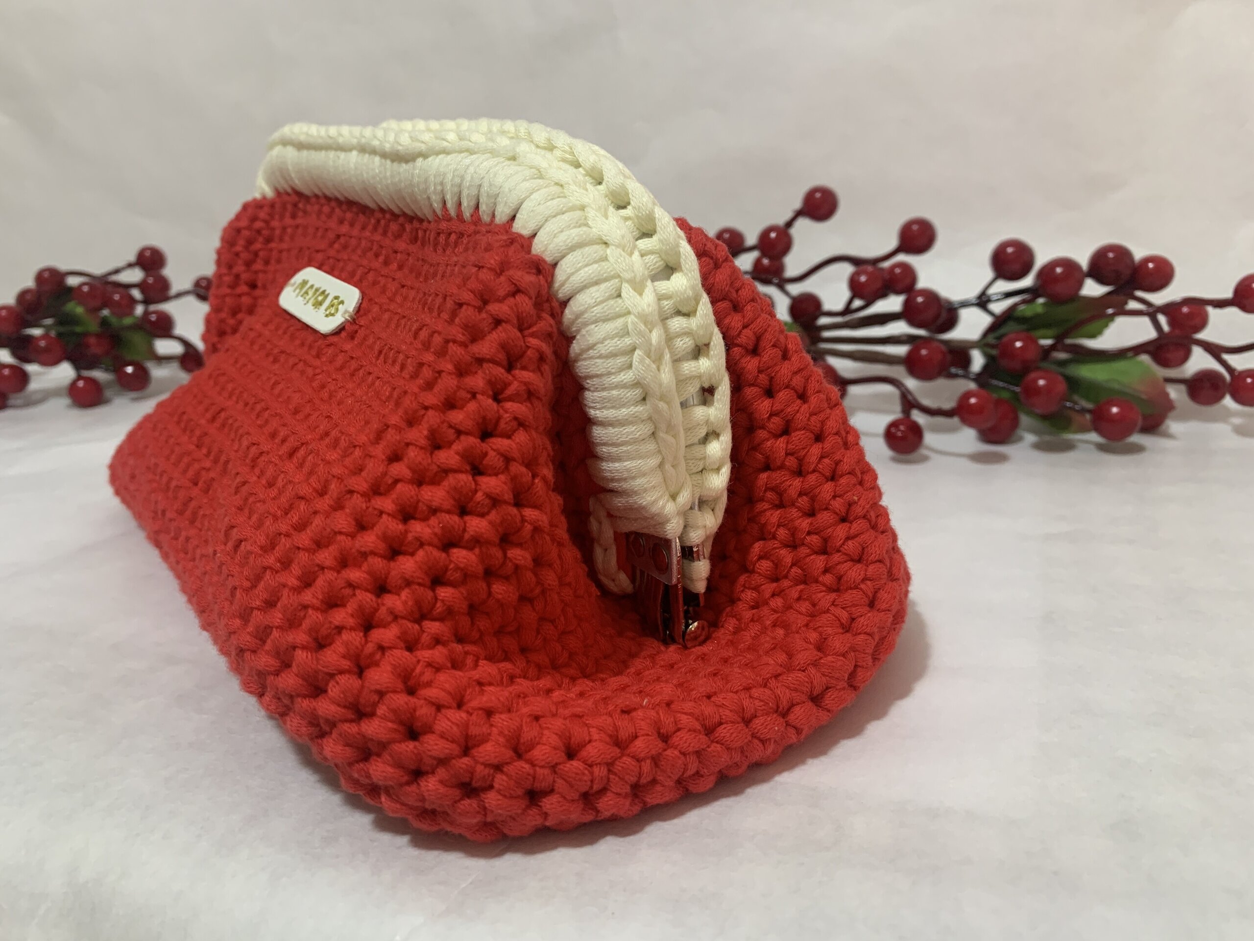 Neceser Rojo y beige - 3