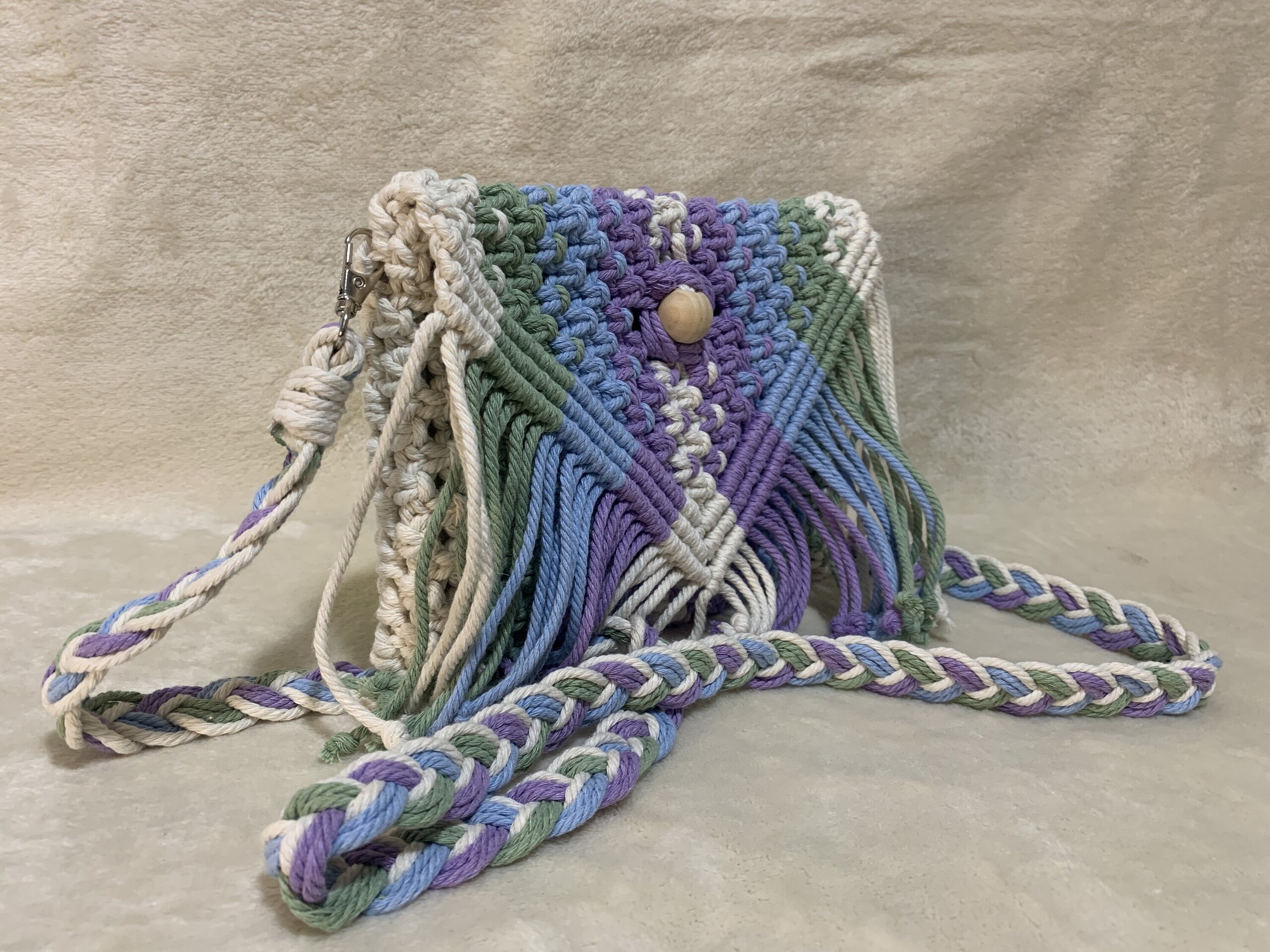 Bolso 4 colores en macramé - 4