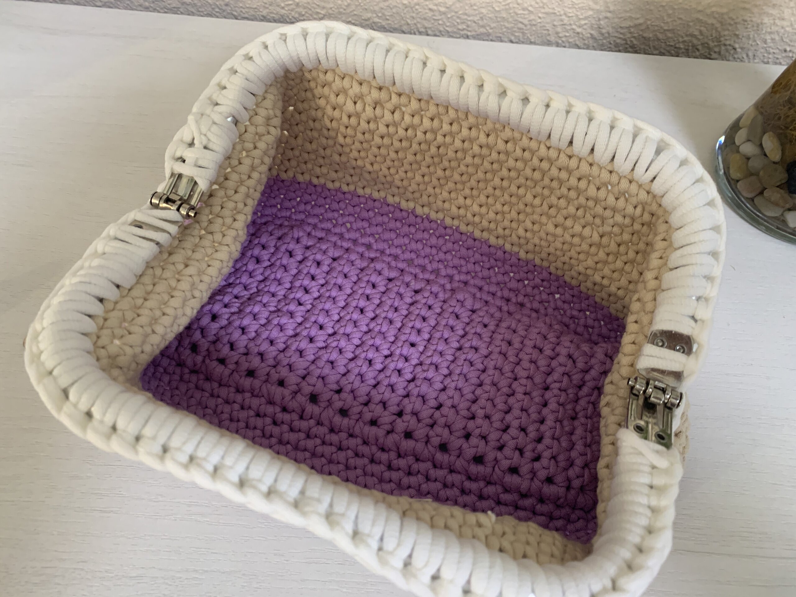 Neceser Beige y Lila - 6