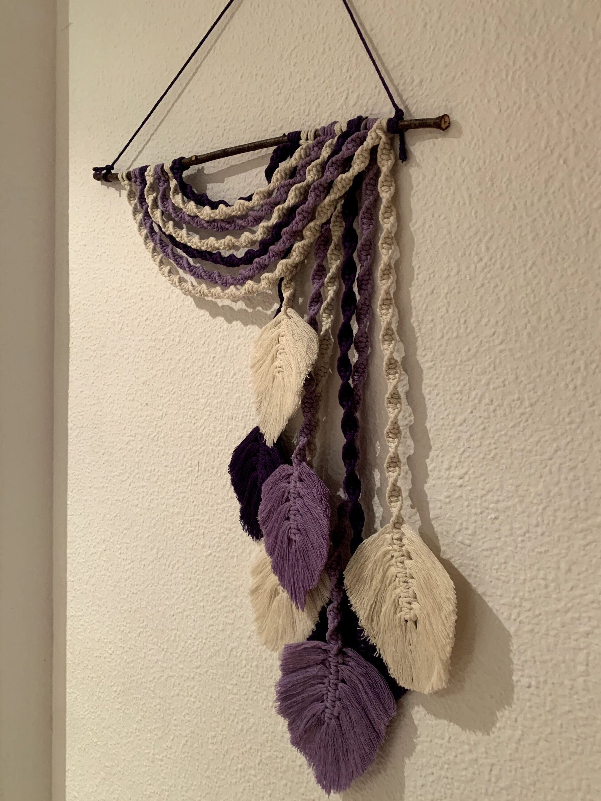 Tapiz boho tonos Lilas - 8