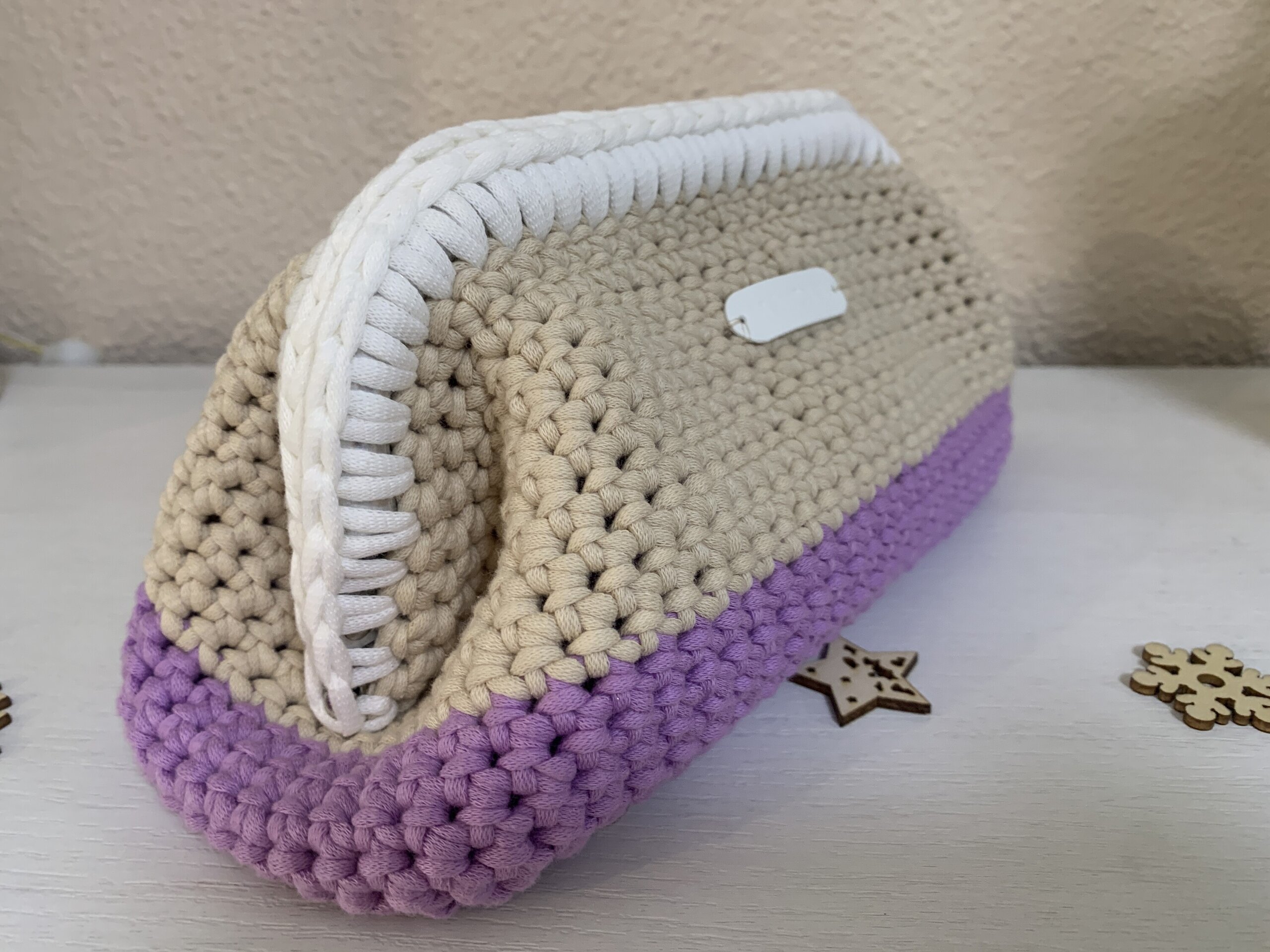 Neceser Beige y Lila - 4