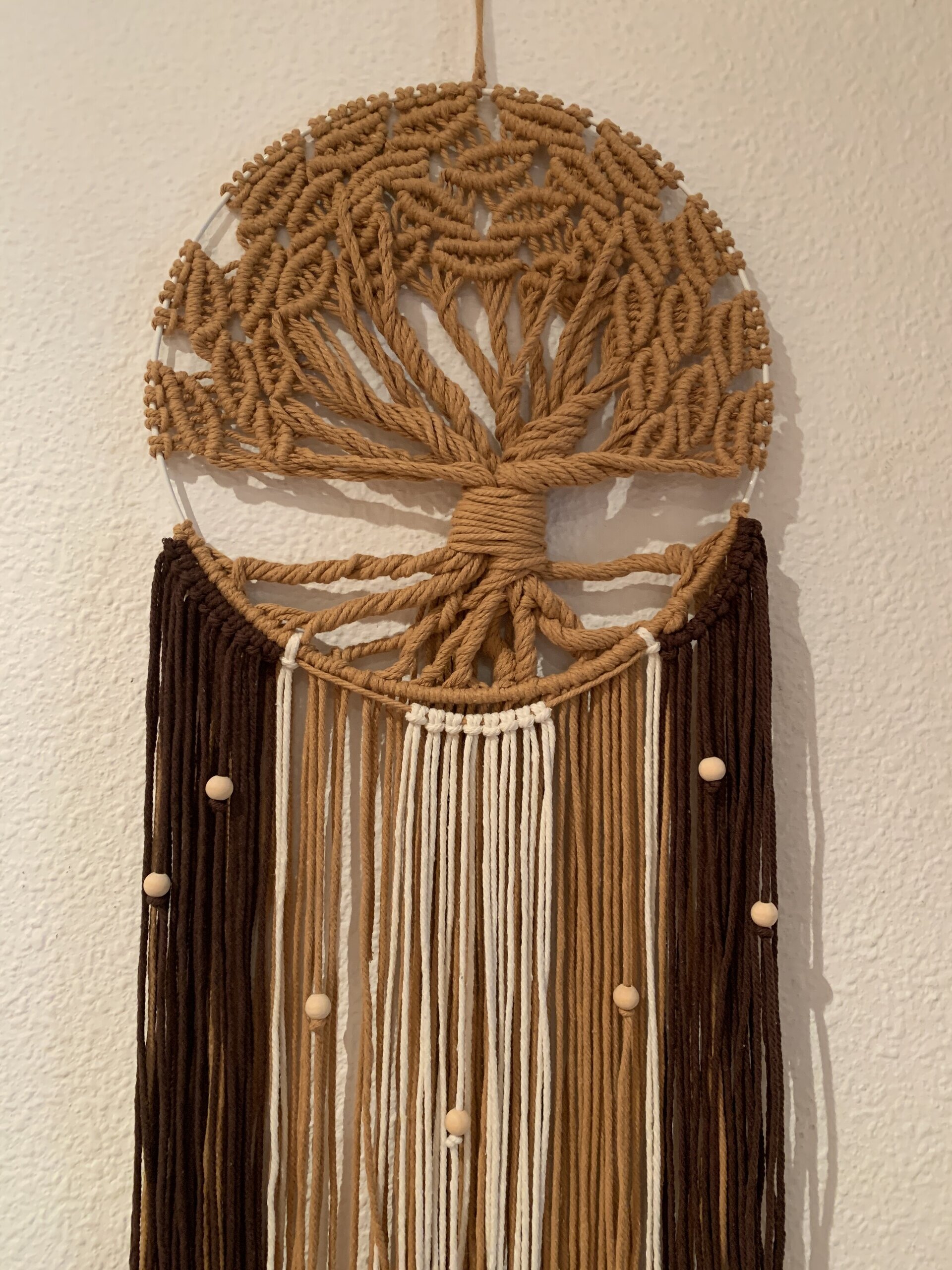 Atrapasueños de macramé Árbol de la vida - 5