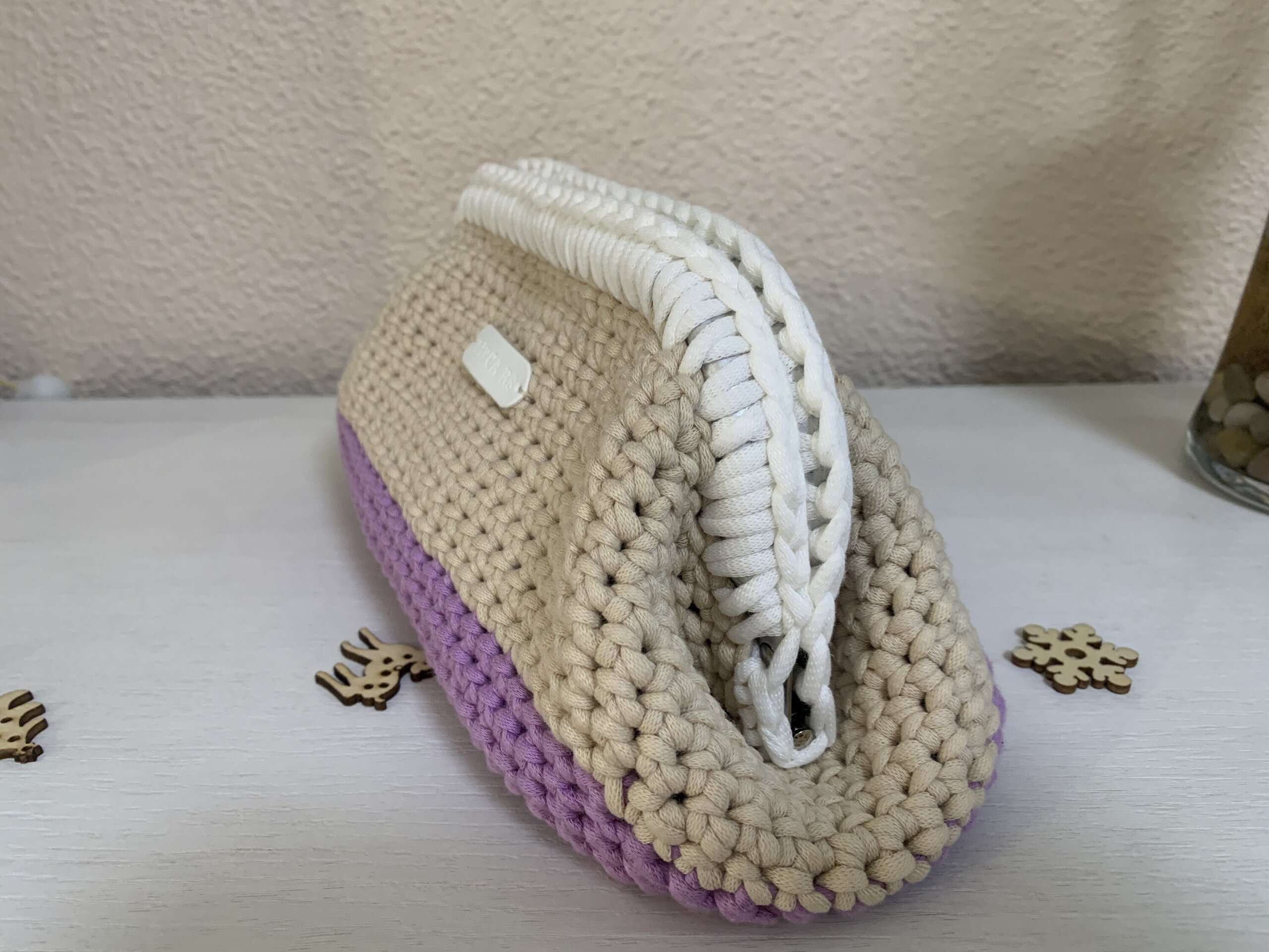Neceser Beige y Lila - 3