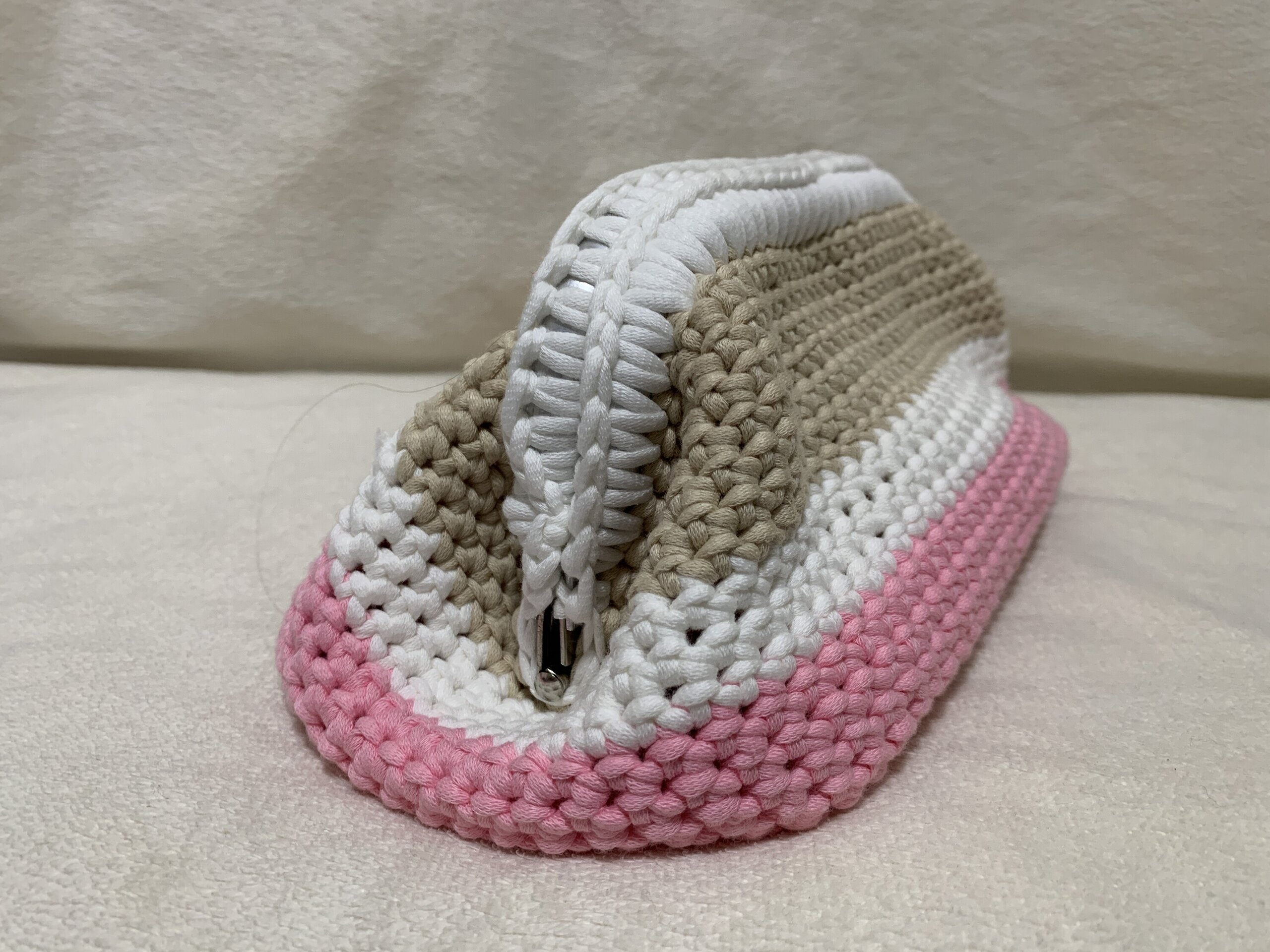 Neceser Beige, Blanco y rosa - 3