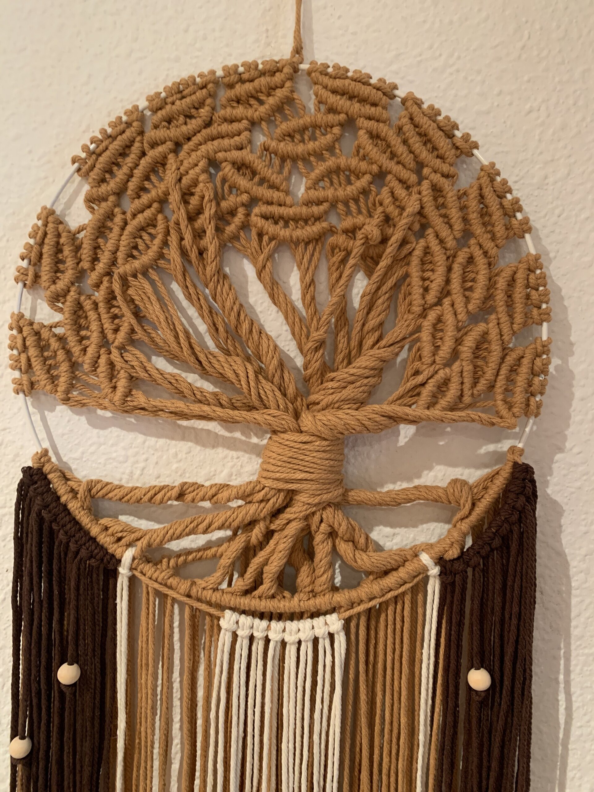Atrapasueños de macramé Árbol de la vida - 4
